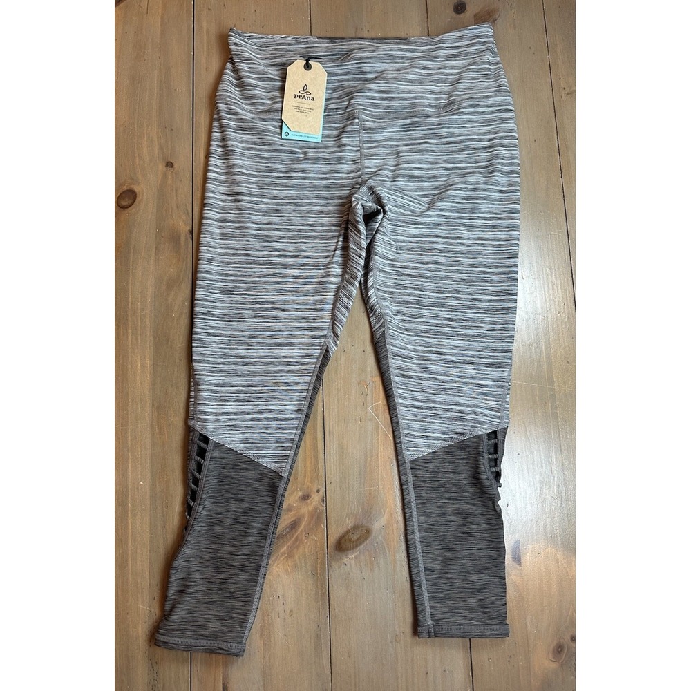 NEW prAna‎ WOMEN'S Bohemio 7/8 Gray LEGGING SZ XL INSEAM 24